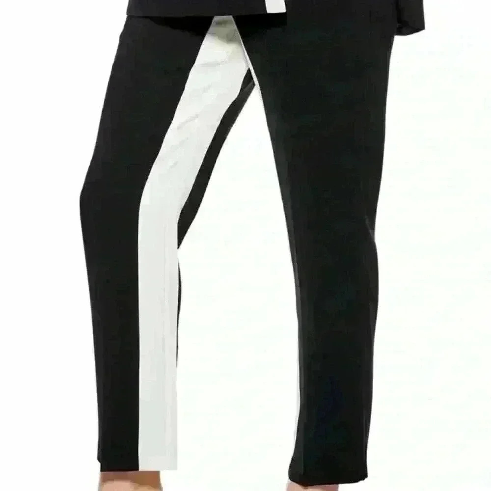 Topshop Color Block Trousers